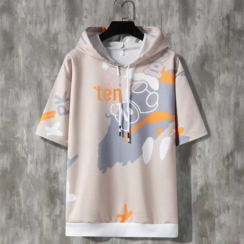 Летний комплект из двух предметов: шорты и рубашка с короткими рукавами для мужчин 2022 года