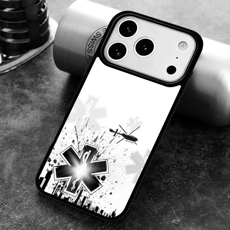 EMT Fireman Fire Rescue Phone Case For iPhone 17 16 15 14 13 12 11 Pro Max Plus 17Air Soft Silicone Cover