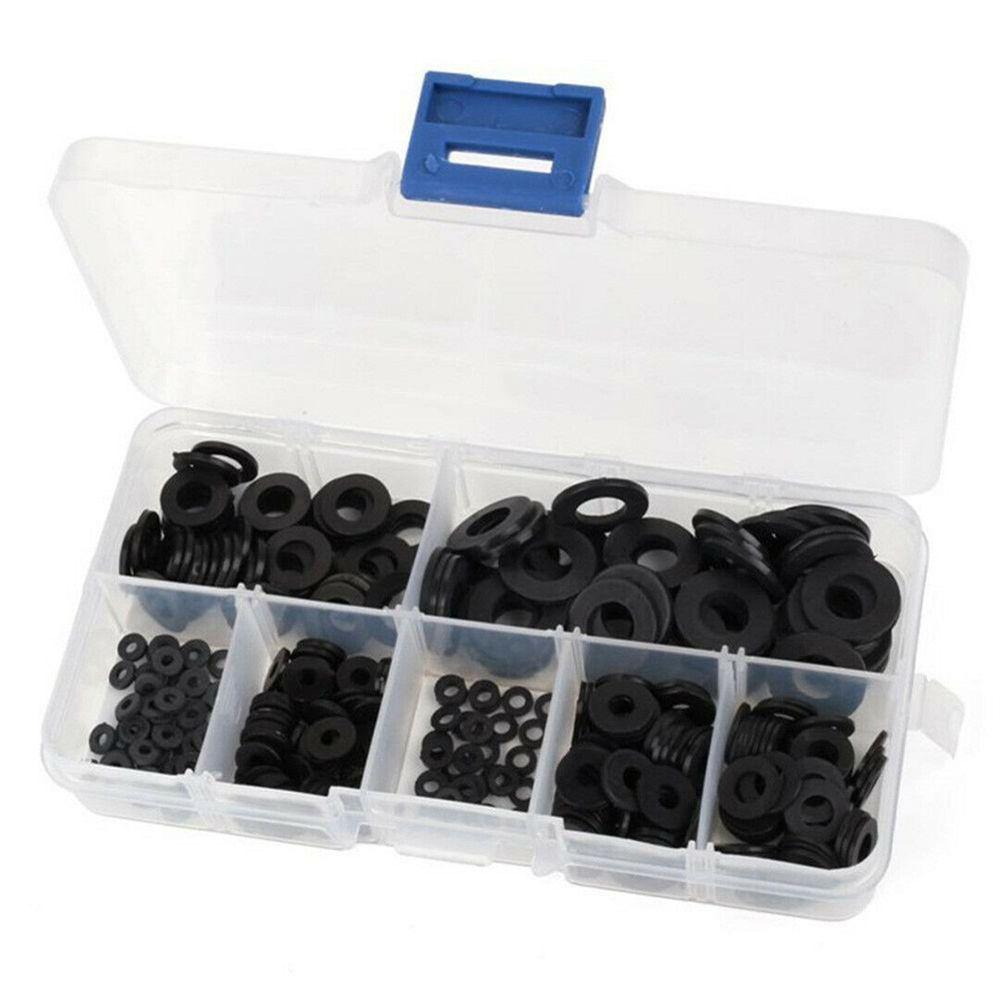 Ring Gasket Nylon Flat Washer Screw Bolt Gasket Washer Assortment Kit M2 M2.5 M3 M4 M5 M6 M8