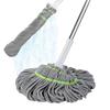 Mop for Handy Floor Mop for Cleaning Durable Floor Mop with Convenient Cleaning Mop for Floor Floor Balcony Absorbent Mop Gray Mop Floors, One-touch