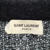 Saint Laurent Свитер командный с длинным рукавом из мохера с камуфляжным узором Мужской Б/У