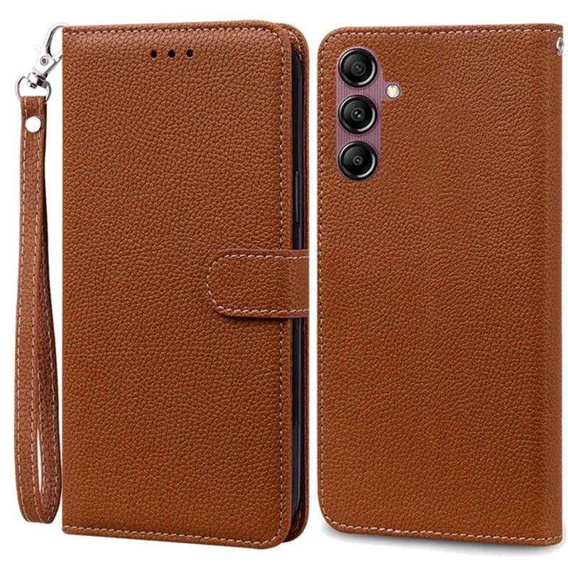 Кожаный флип-бумажник с текстурой книги для Samsung Galaxy S23 FE Ultra Plus A05 A05S A15 A04S A04E A14 A24 A34 A54 M54 A23 A33 A53 A73 5G 4G