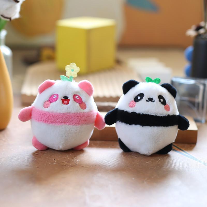 Cute Cute Giant Panda Small Pendant Plush Toy Doll Cartoon Bag Hanging Decoration Keychain Doll Doll
