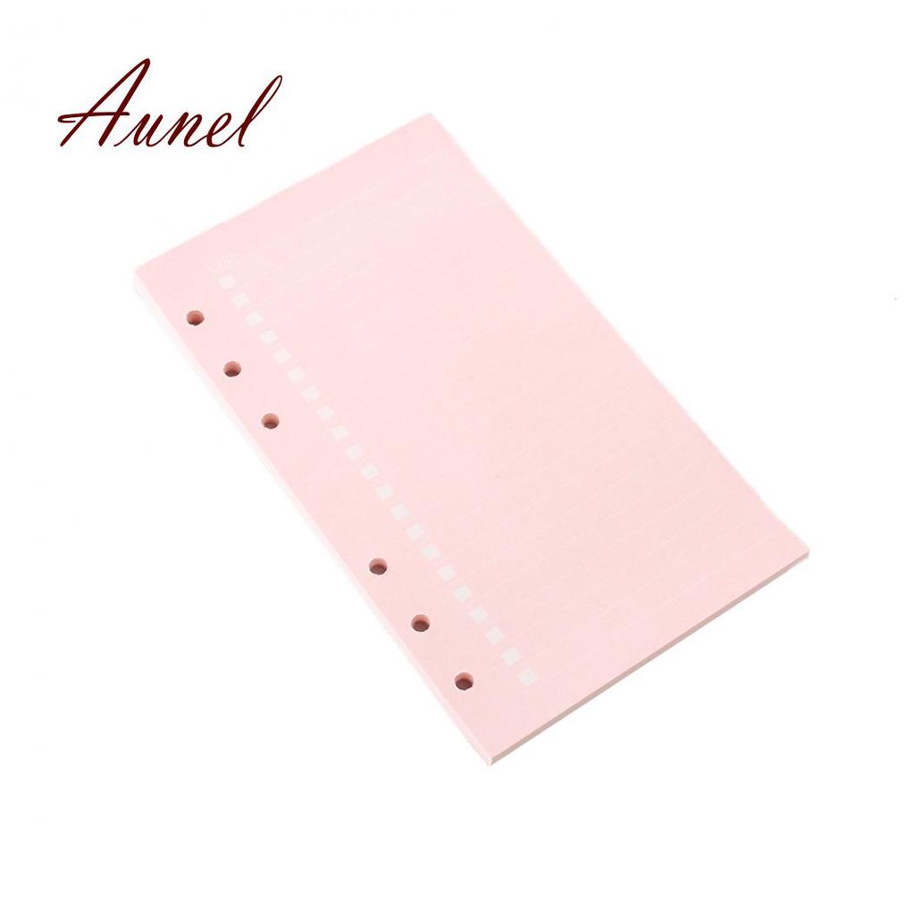40 A5 / A6 Filling Paper Loose-Leaf Notebook 6 Hole Office Stationery