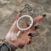 Оригинальный прозрачный чехол для беспроводной зарядки Magsafe с магнитным покрытием для iPhone 15 14 13 12 16 Pro Max Plus, жесткий акриловый чехол