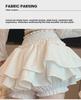 2024 Women's High-Waist White Puffy Mini Skirt for Spring and Summer