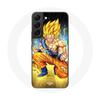 Case for Samsung Galaxy S21 FE Son Goku Dragon Ball Angry Body