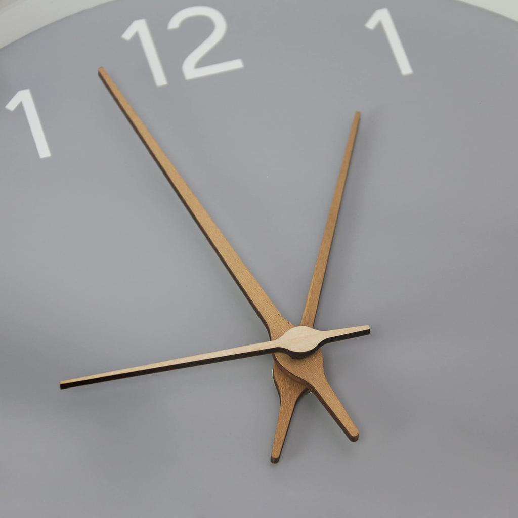Настенные стильные настенные часы When Battery Wall Scandinavian Wall Interior Large Easy to Wall 12 дюймов BOMU-TECHBOMU Clock, Clock, Analog, Quiet, Hanging,