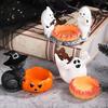 Cartoon Halloween Candle Holder Vintage Desktop Ornament Cute Pumpkin Candelabra  Table Centerpiece