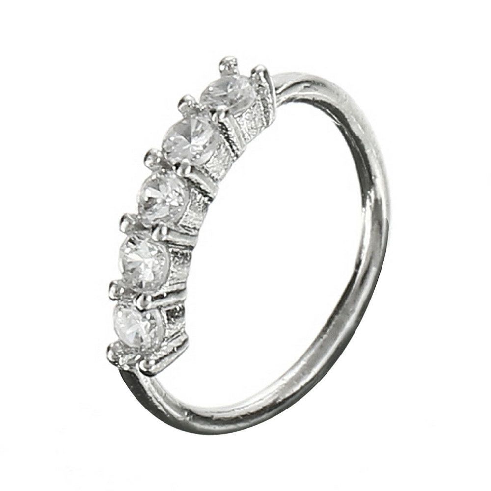 Стальное модное серьга-кольцо для губ, спираль для козелка, модные аксессуары, украшения для пирсинга, кольцо для носа