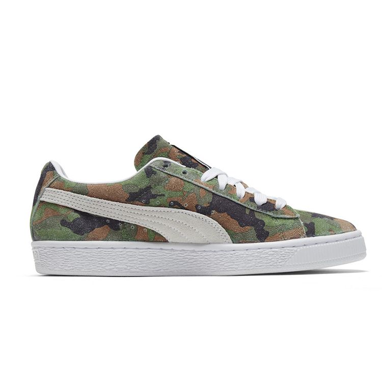 Puma Suede Classic Ambush Dachsund Green Camo Unisex Sneakers Black White 369626-01