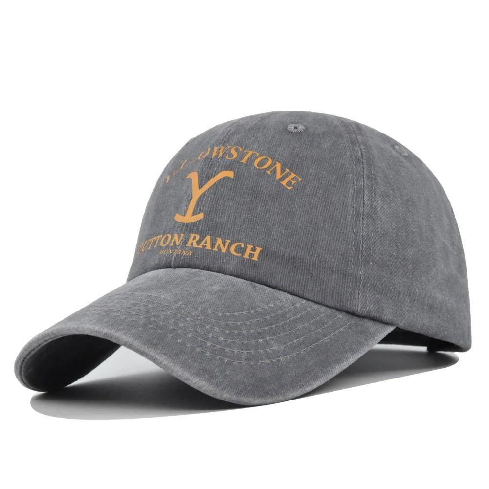 Модная Бейсболка Yellowstone Dutton Ranch Стиранная Защита от УФ Кепка Snapback Козырьки