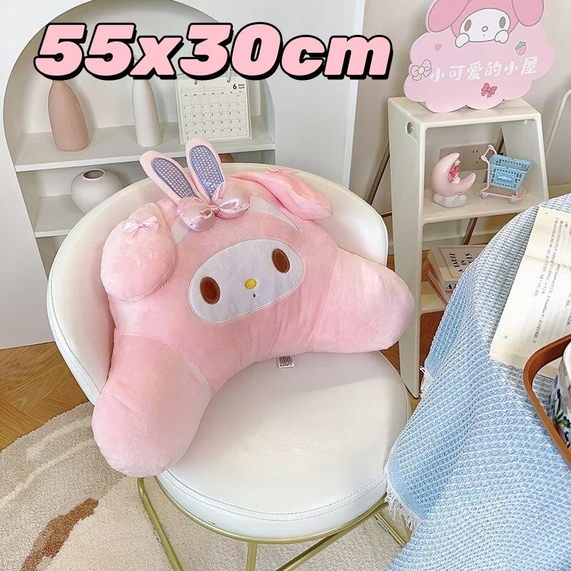 Милая подушка-сиденье Sanrio My Melody Sweet Piano Сиденье Подушка Милая и Очаровательная Плюшевая Аниме Подушка для Спины Нежная Уютная Подушка Диван