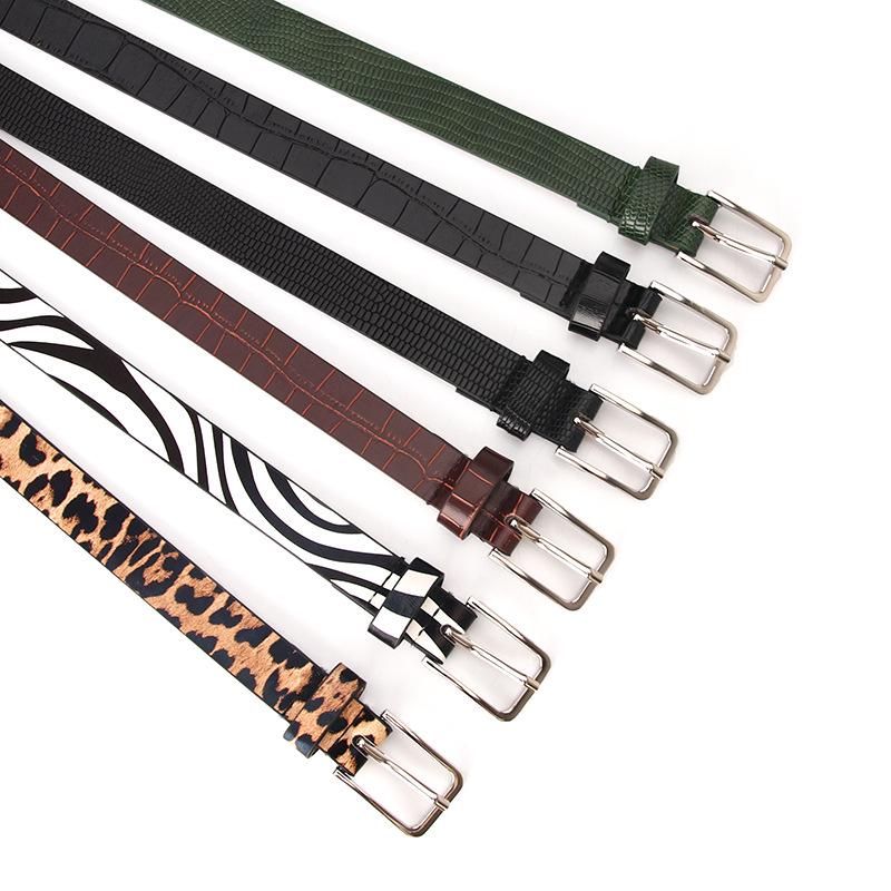 New women's belt personalized animal pattern fashion versatile decorative belt fine clothing jeans with pu belt
