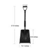 All-in-One Foldable Snow Shovel, Adjustable D-Grip & Retractable Handle for Car Emergency, Driveway, Home