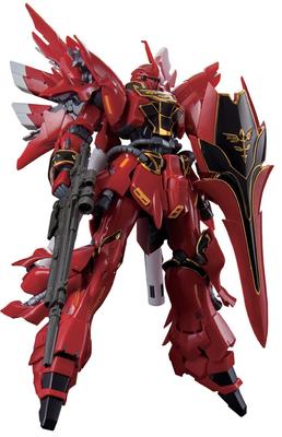 RG Mobile Suit Gundam UC MSN-06S Sinanju масштаб 1/144 цветная пластиковая модель