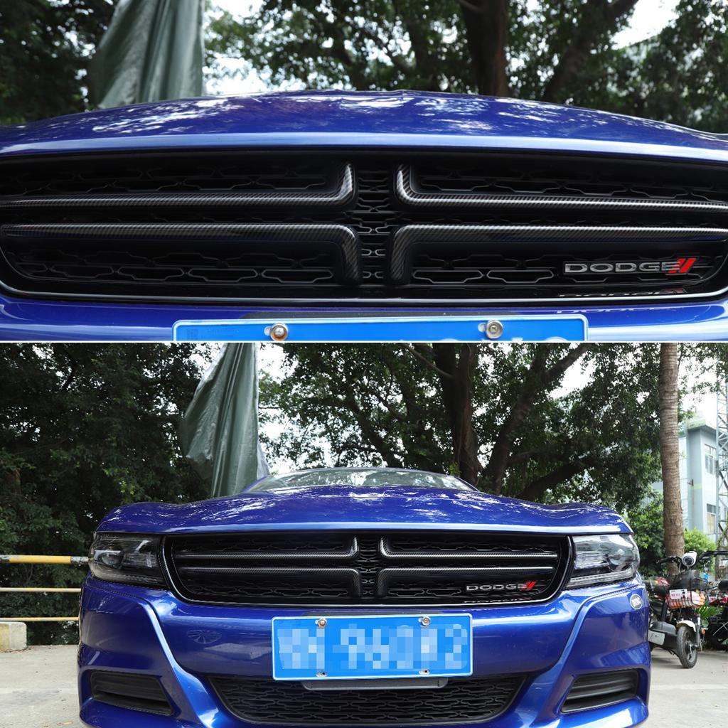 Автомобильные передние решетки, декоративная полоса накладки решетки для Dodge Charger 2015 2016 2017 2018 2022 Экстерьер