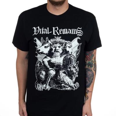 Футболка Vital Remains Asmodaeus Маленькая Черная Унисекс