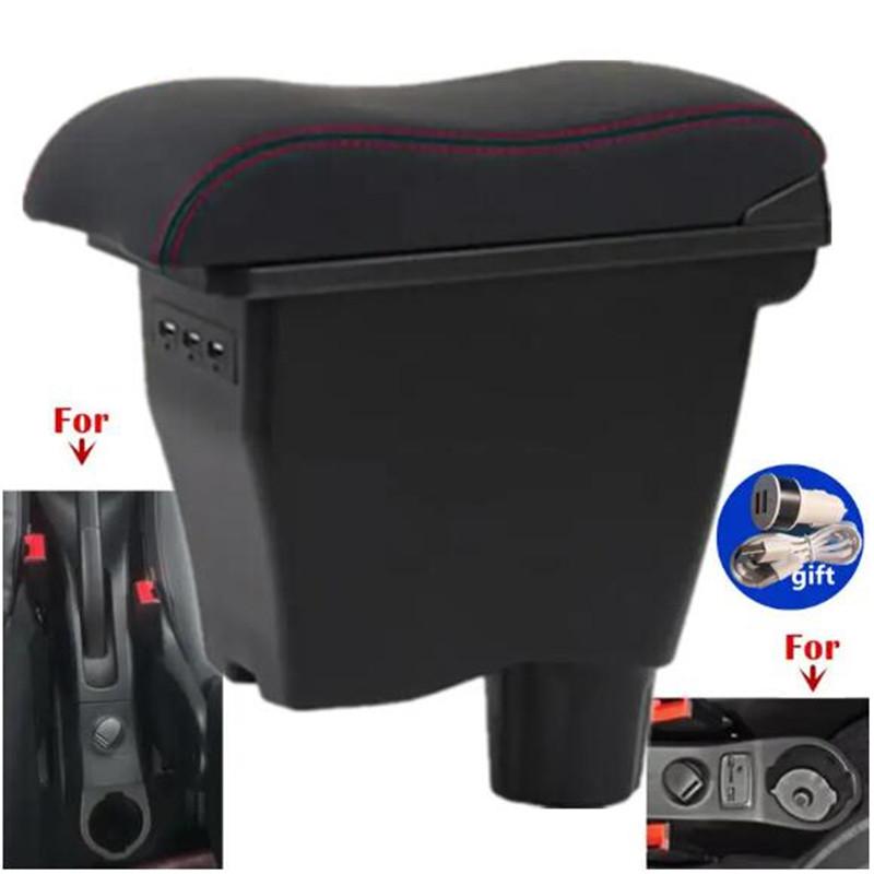 For Smart Fortwo Armrest box for Mercedes New Smart 453 Fortwo Forfour Car Armrest Storage box 2015-2018 Retrofit Car Accessorie