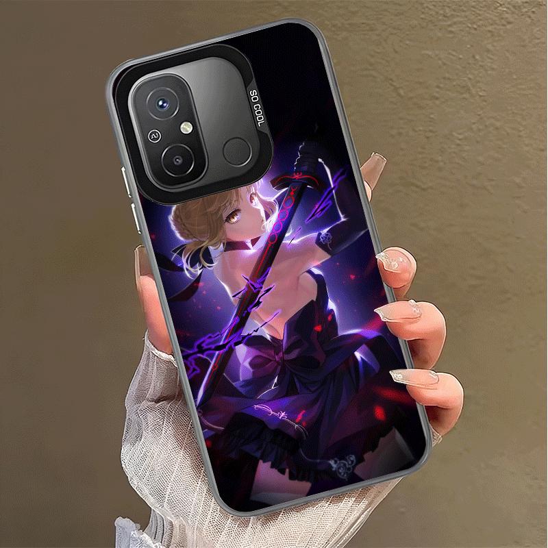 Ударопрочный чехол для телефона Fate Zero Stay Night Saber для Xiaomi Poco X7 X6 X5 X3 Pro F7 Ultra M8 Redmi 15C 15 14C 13C 12C 10C 13 12