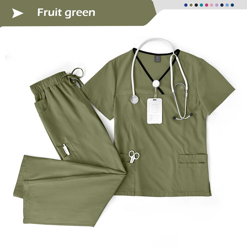 Эластичные Дышащие Товары для Кормления Хирургические Uniforms Женские Больничные Клинические Uniforms Многоцветные Короткий Рукав Одежда для Салона Красоты