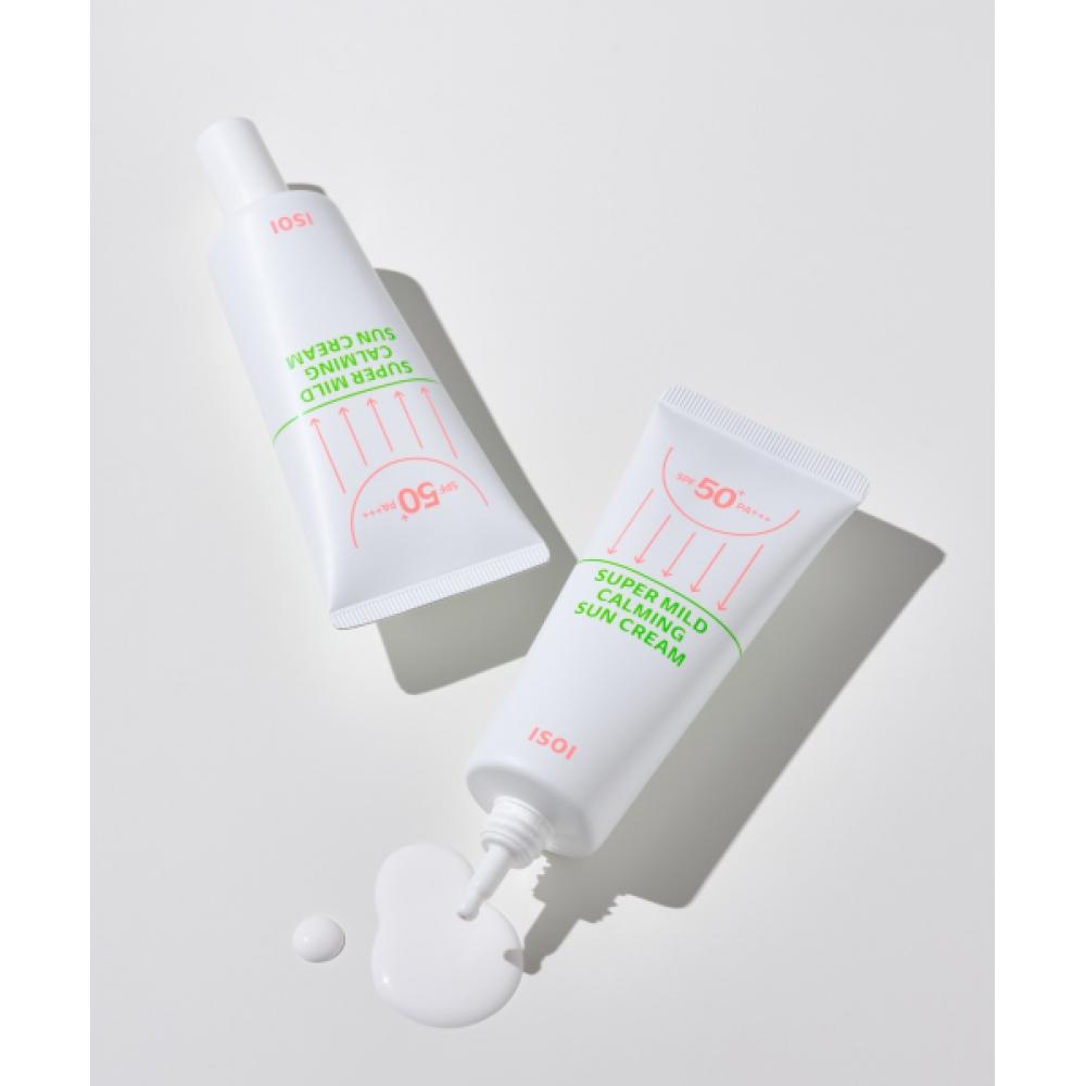 Isoi Super Mild Успокаивающий солнцезащитный крем Spf50+ Pa+++ 55 мл