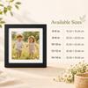 Wood Picture Frame Durable Lightweight Square Photo Frame Wall Hanging Tabletop Home Decor 6x6 8x8 10x10 12x12 14x14