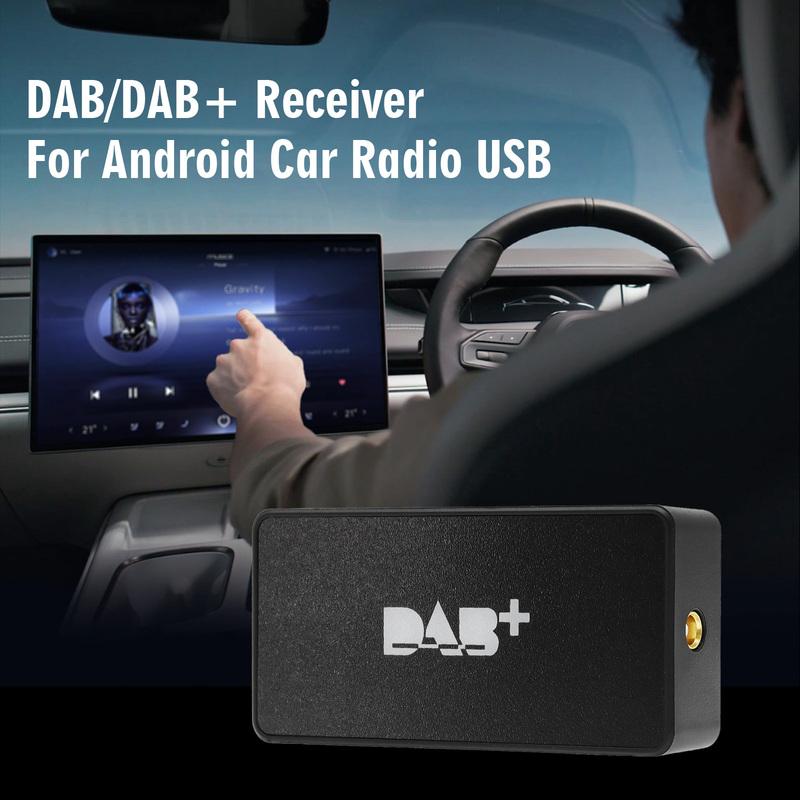 Car Radio Receiver DAB+ Antenna for Android With USB Adapter GPS Stereo DAB Receiver Player Automatic Scan Support Channel List
