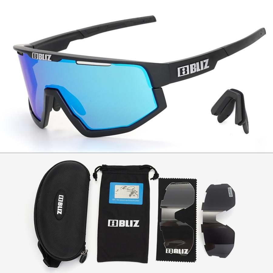 Велосипедные очки BLIZ Fusion с 3 сменными линзами для шоссейного, горного велосипеда, активного отдыха, защита от УФ