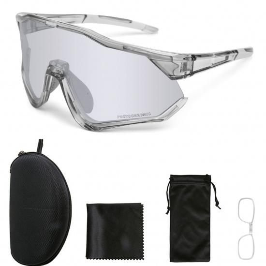 New cycling glasses, running marathon sports goggles for men, outdoor windproof sunglasses, photochromic sunglasses for women