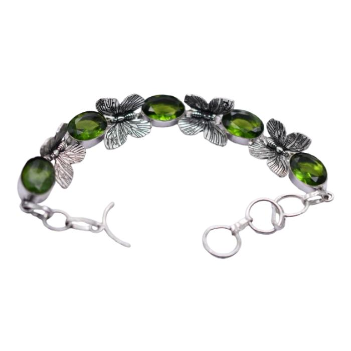 Peridot Gemstone Handmade Bracelet Jewelry BR 170