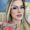 The New European and American TR90 Color-block Simple and Fashionable Anti-blue Light Flat Mirror Myopia Frame Glasses