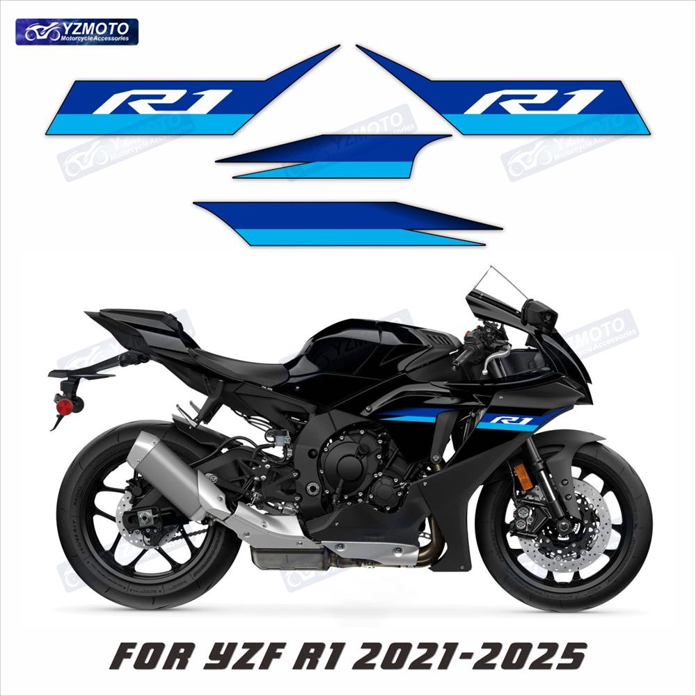 Для YZF R1 YZF-R1 2020 2021 2022 2023 2024 Мотоцикл Гонки Обтекатель Наклейки Отражающие Декор Кузова Наклейка
