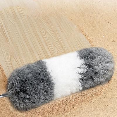 Телескопическая метелка 9,2 фута Выдвижная ручка Моющаяся Гибкая головка Метелка из микрофибры для потолка Окна Автомобиля Серая Белая Серая