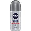 Nivea Дезодорант для мужчин шариковый Silver Protect 50мл 3шт