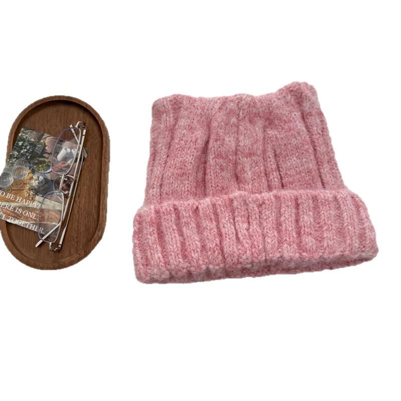 Милая шерстяная шапка с кошачьими ушками для женщин: Стильная защита ушей на осень/зиму, демонстрация индивидуальности, теплая вязаная шапка-бини