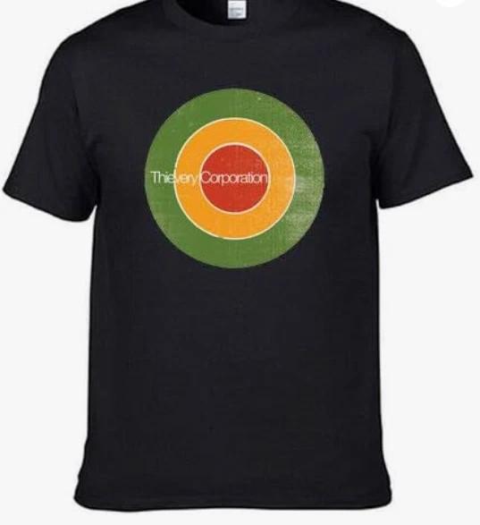 Thievery Corporation Music Concert Basic Logo Black T Shirt Full Size S5xl