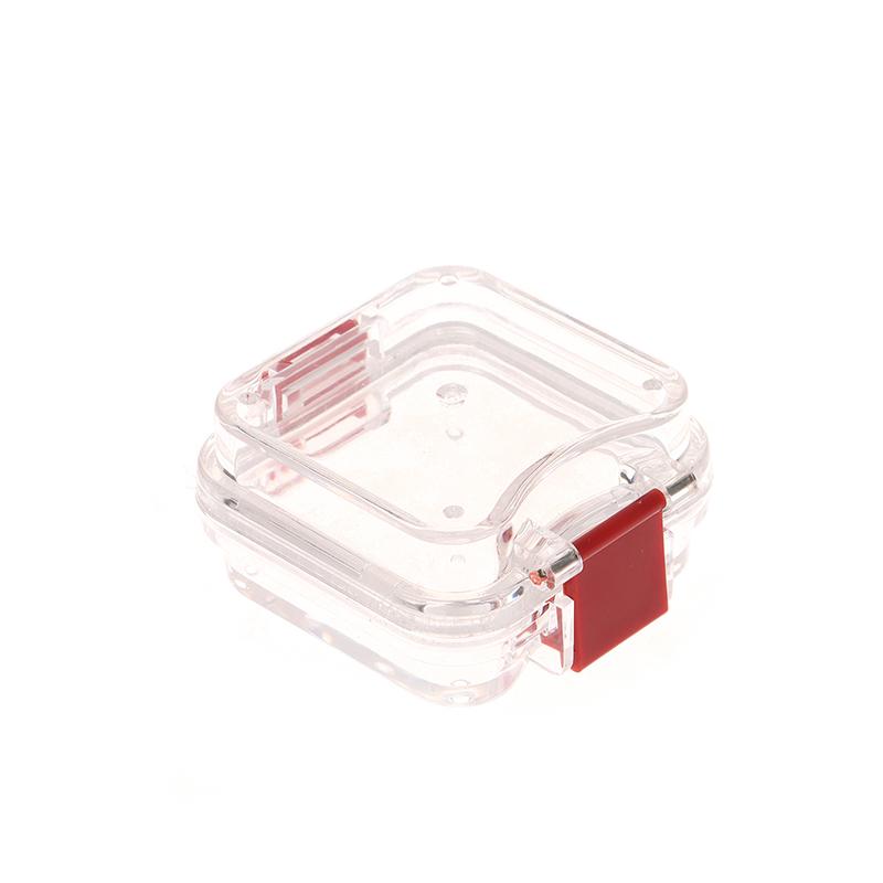 Коробка для хранения зубных протезов с пленкой, для зубных коронок и мостов, без слотов, пластиковая прозрачная коробка для зубов, стоматологическая мембранная коробка