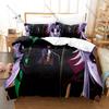 Spooky The Freak Circus Printed Bedding Kit 3PCS Duvet Cover & 2 Pillow Covers Breathable Soft Bed Linens Room Ornament