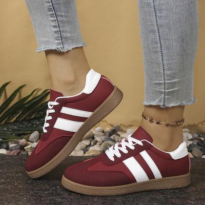 Женские теннисные кроссовки, балетки, женская модная обувь смешанных цветов на шнуровке, вулканизированная обувь, весенне-осенние женские уличные кроссовки