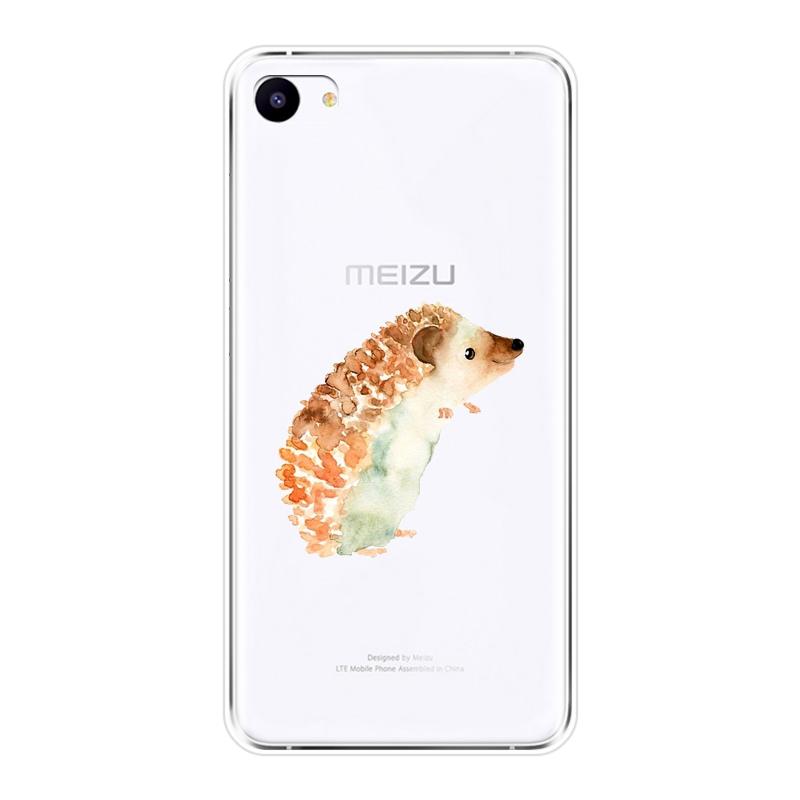 Силиконовый чехол для телефона Kawaii Hedgehog Heart Love для Meizu Pro 6 7 Plus U10 U20, мягкая задняя крышка для Meizu 16th 16x 15 Lite 16 Plus