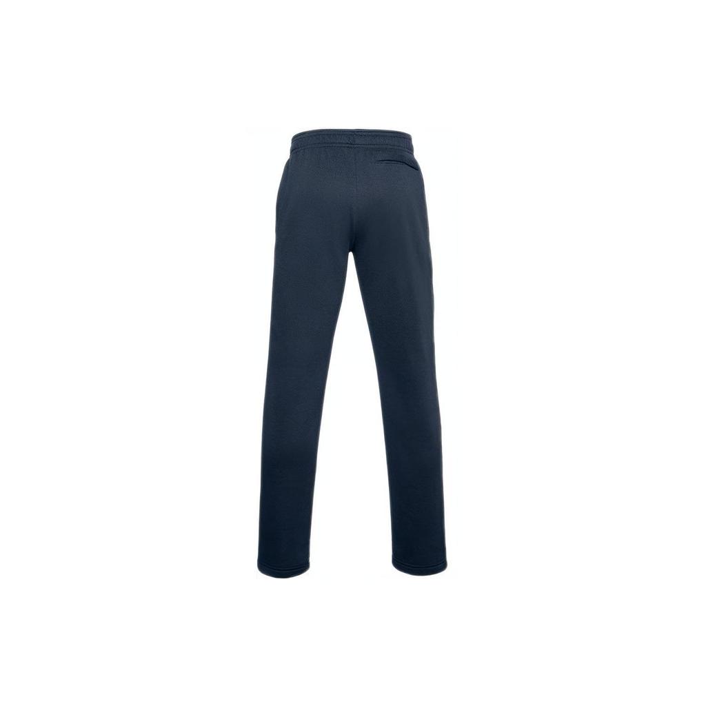 Under Armour Прямые флисовые тренировочные брюки мужские, темно-синие 1357129-408