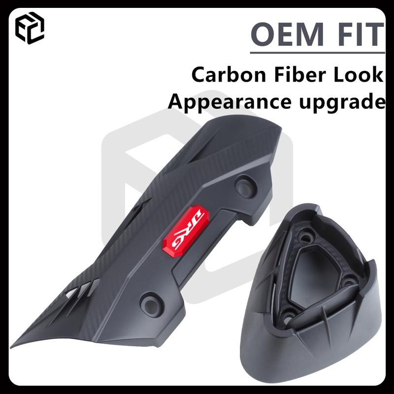For SYM DRGBT MMBCU DRG 150 158 Motorcycle Exhaust Cover Heat ulation Cover Muffler Cover Combat Wind Exhaust pipe decoration