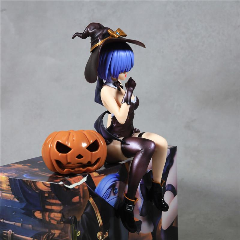 Rezero Лэми Рам Хэллоуин Светодиодный Светильник Фигурка Коллекционная Модель Для Косплея Декор