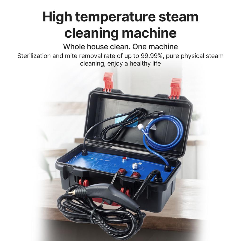 Pressurized Cleaner Heavy Duty Portable with Voice Broadcast 3 Gears ColdCelsiusHot Water with Flashlight Multiple