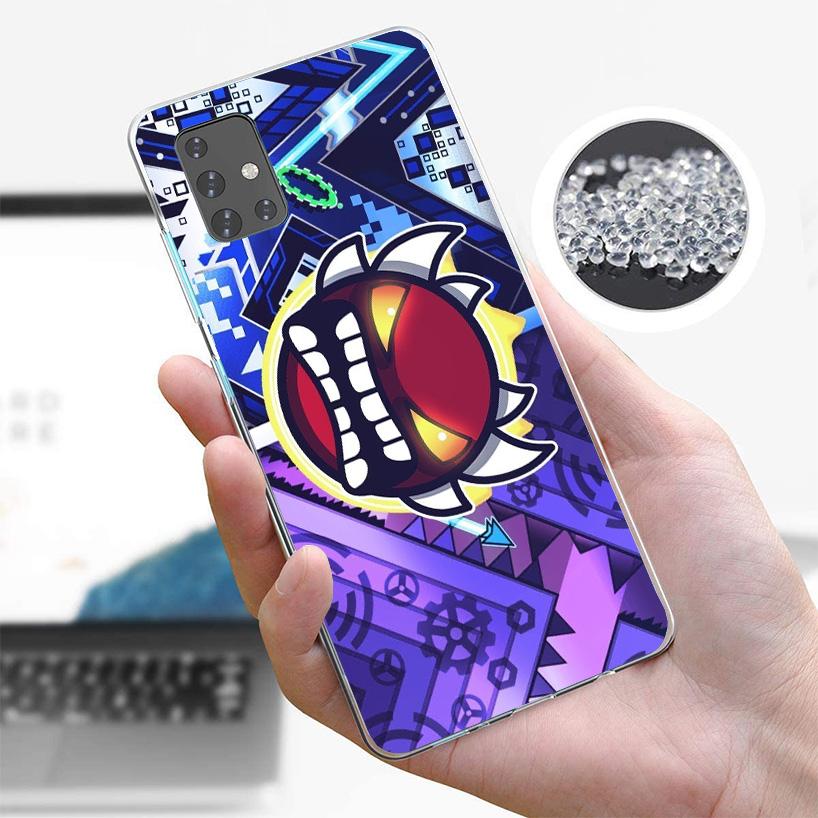 Чехол для телефона Geometry Dash для Samsung Galaxy A52 A32 A22 A12 A51 A31 A50S A30S A20S A10S Note 20 Ultra 10 Plus S10 A72 A71 G