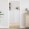 Swing Doors 100 x 40 cm Solid Pine Wood White