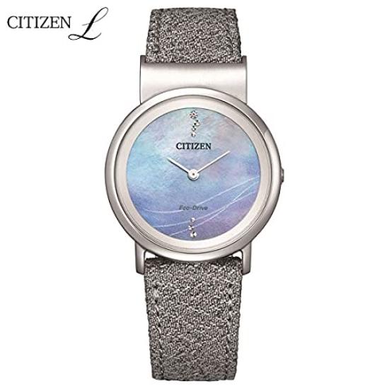 Citizen Ambiluna Collection Collaboration Model with Chan Limited To Pieces Worldwide Eco-Drive EG7071-03L Women's Watch, Gray, Luu, 1,080
