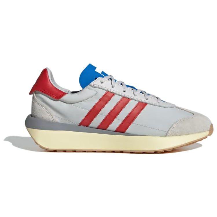 Adidas Country XLG Серо-Алые кроссовки унисекс Grey-One Better-Scarlet Blue-Bird IF8079
