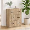 Drawer Cabinet Sonoma Oak 66 x 34.5 x 87 cm Particleboard